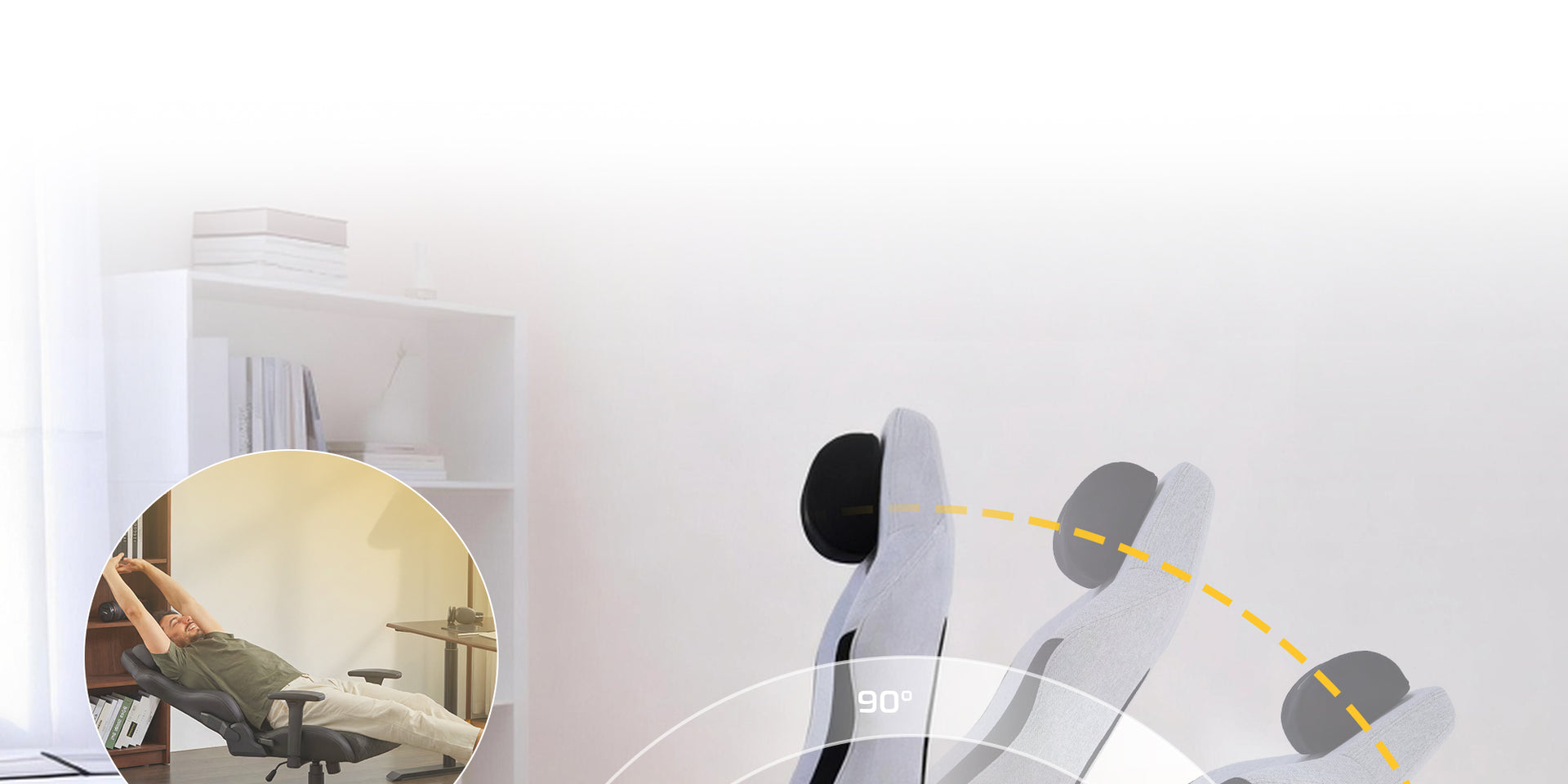 EFFORTLESS RELAXATION WITH 180° RECLINE