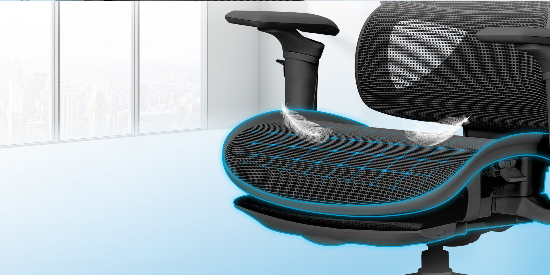 TRIPLE-LAYER COMFORT SEAT