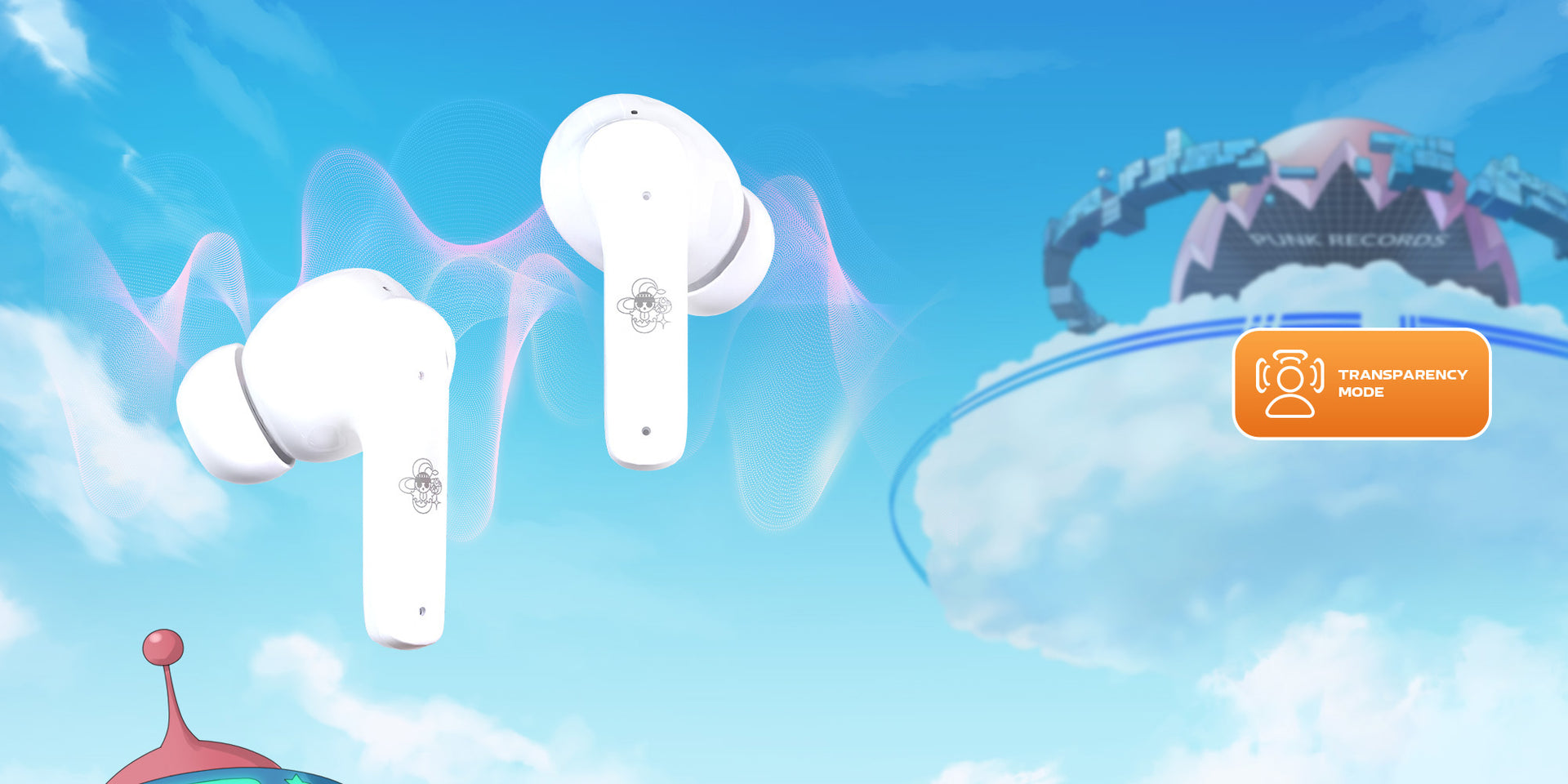 STAY AWARE WITH TRANSPARENCY MODE