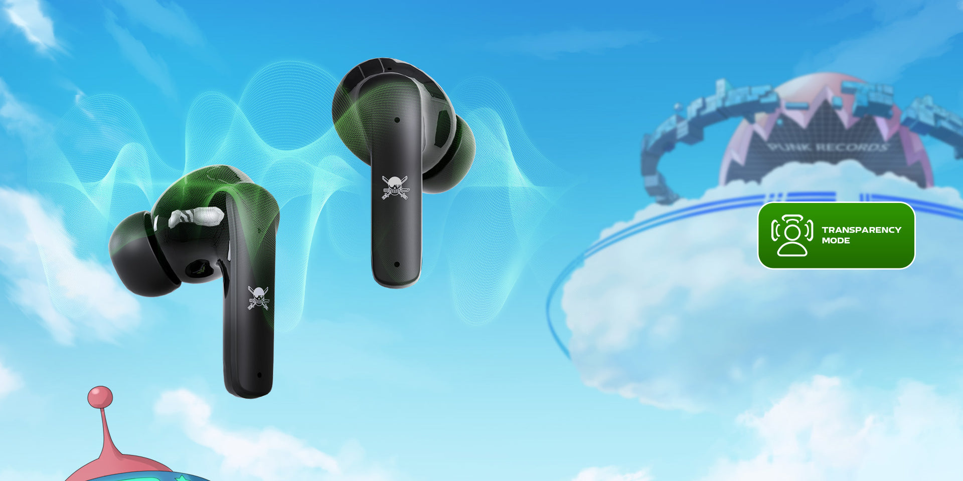 STAY AWARE WITH TRANSPARENCY MODE