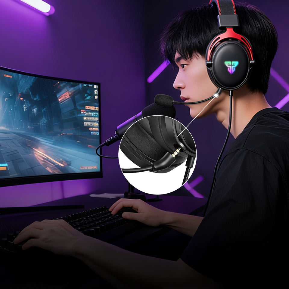 DETACHABLE CLEAR-VOICE MIC