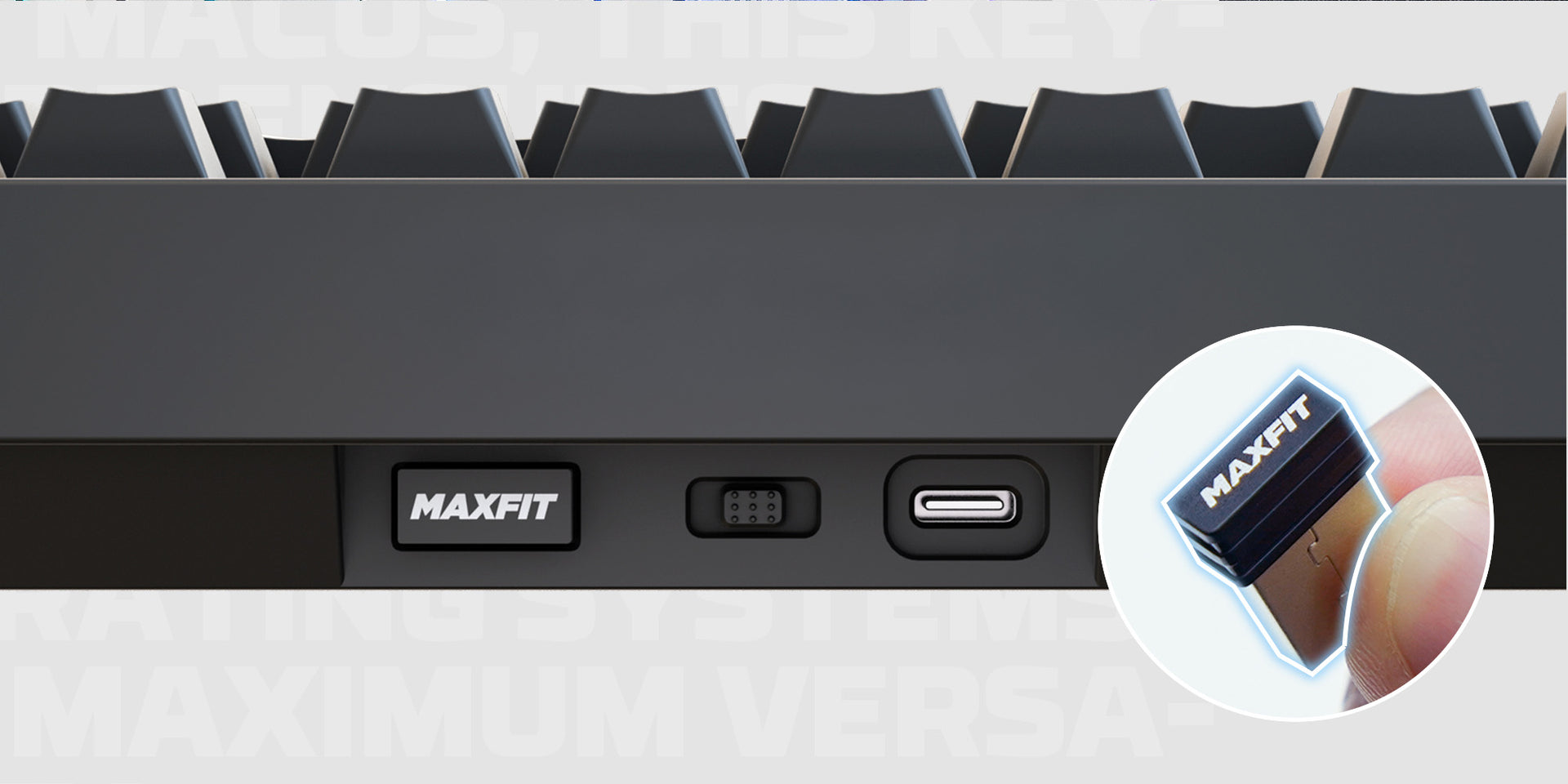 CONVENIENCE DONGLE SLOT