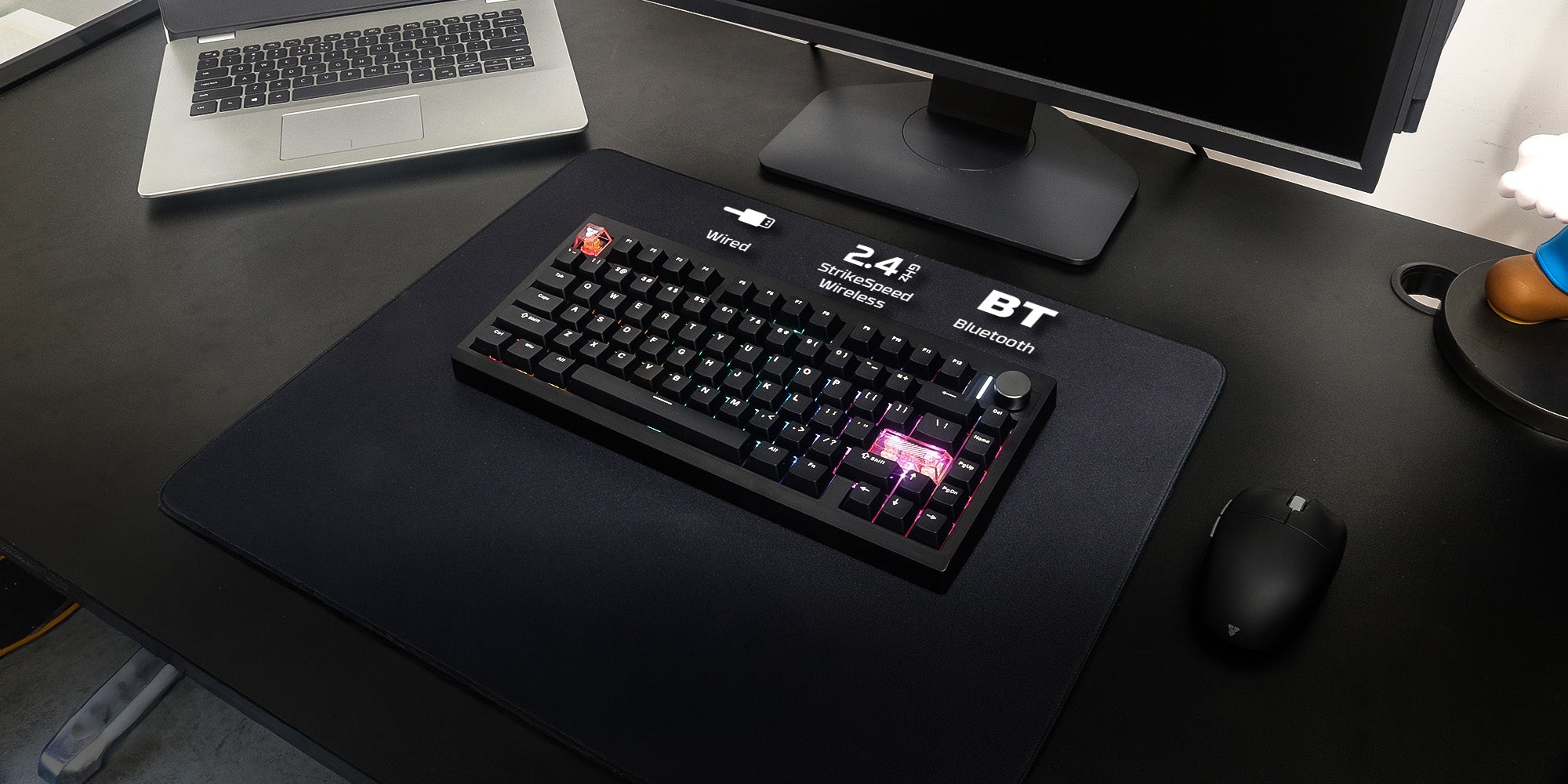 Fantech Maxfit8 MK921 - QMKワイヤレスメカニカルキーボード
