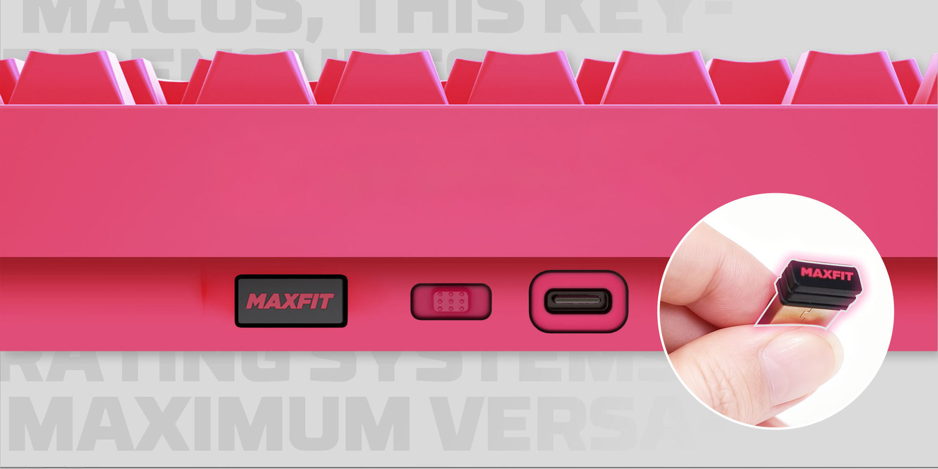 CONVENIENCE DONGLE SLOT