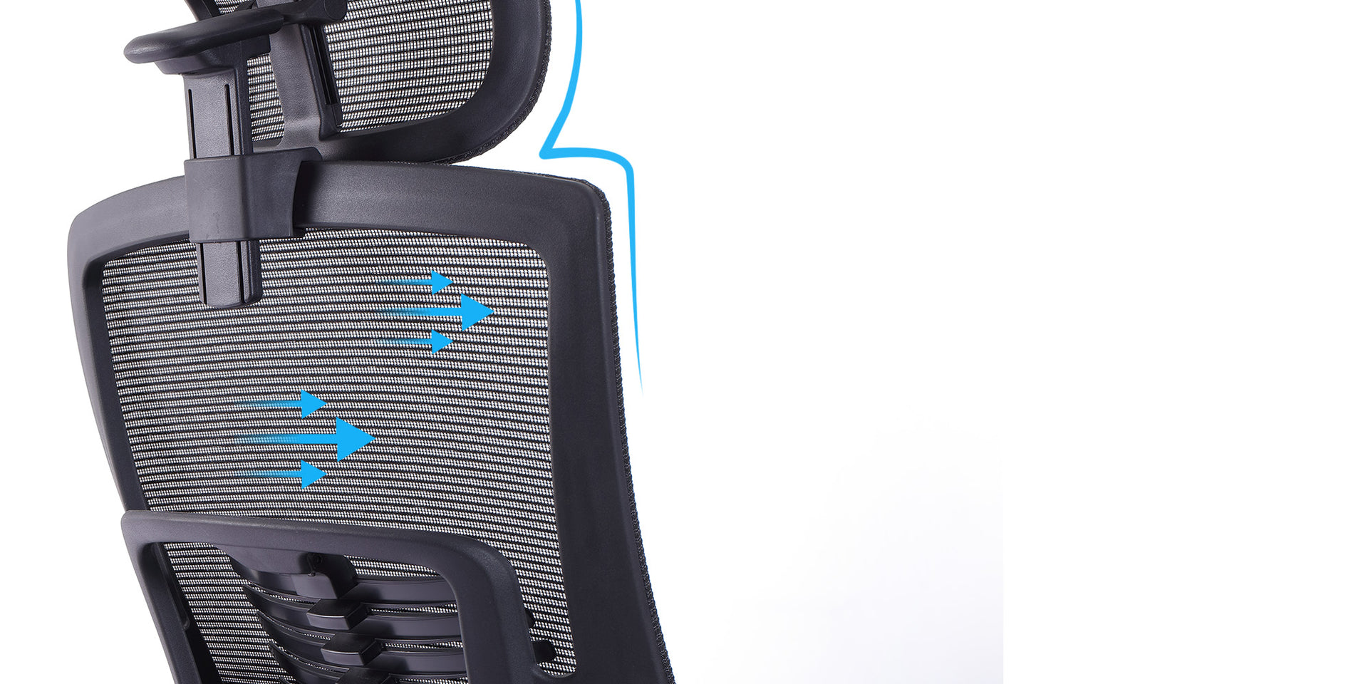 BREATHABLE MESH BACKREST