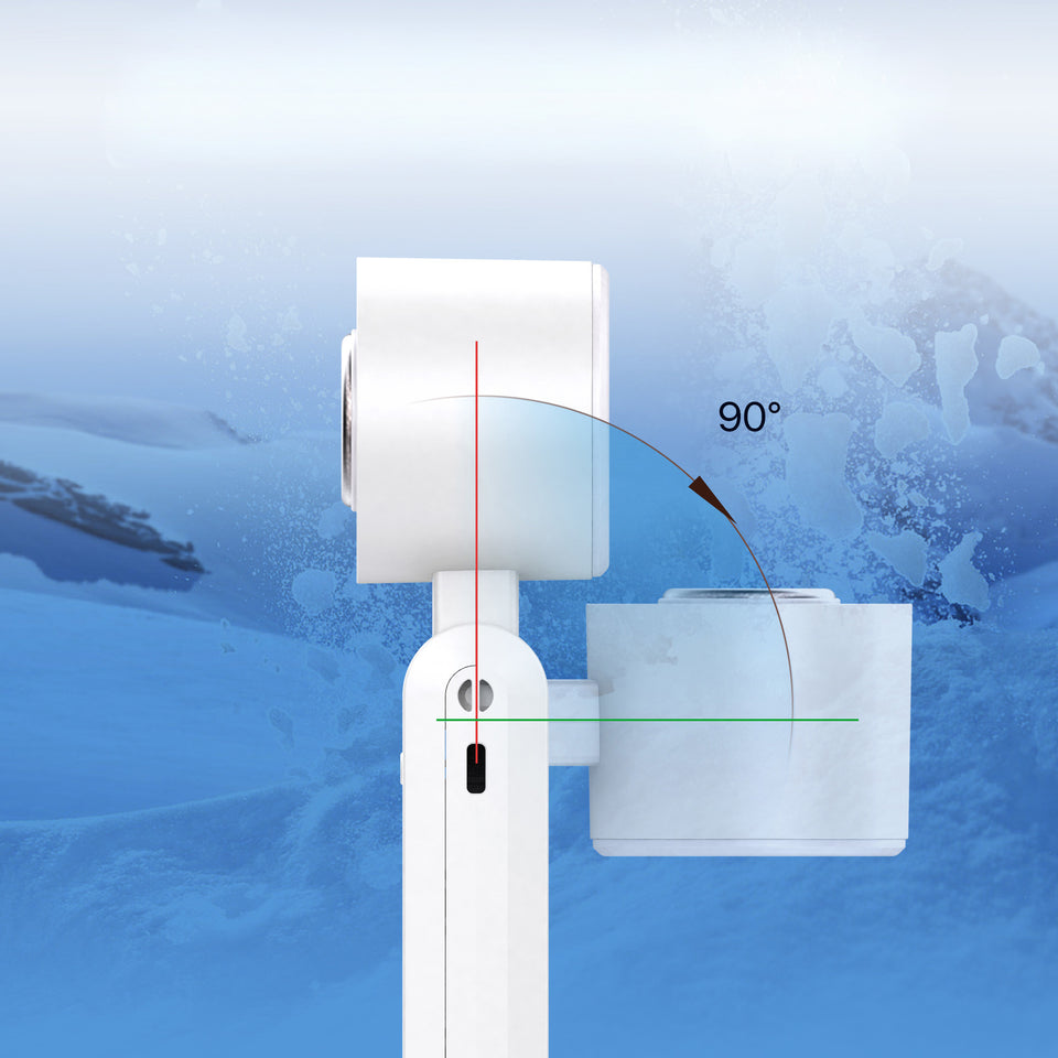 90° ADJUSTABLE AIRFLOW DIRECTION