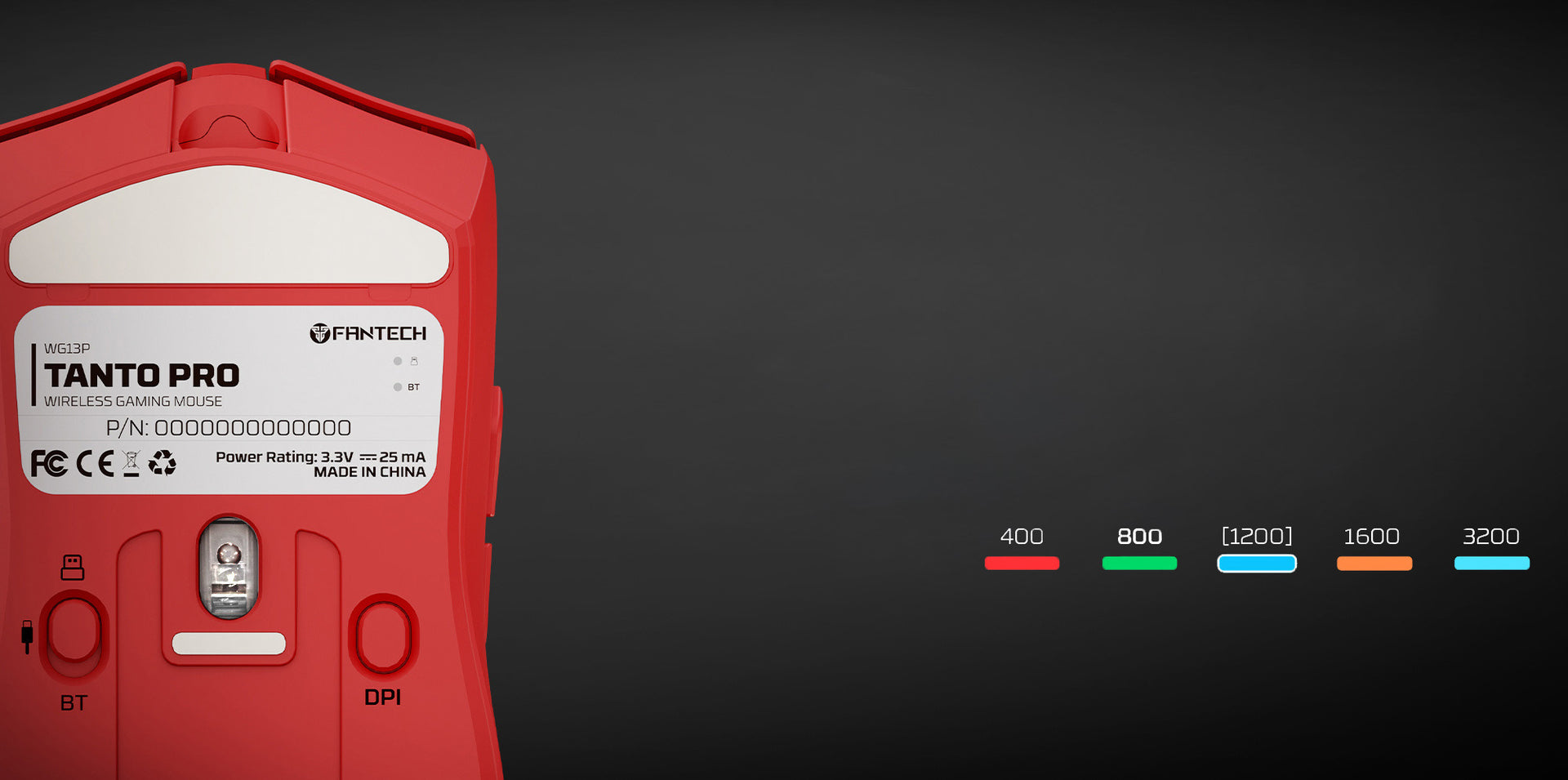 CHOOSE THE DPI YOU LIKE!