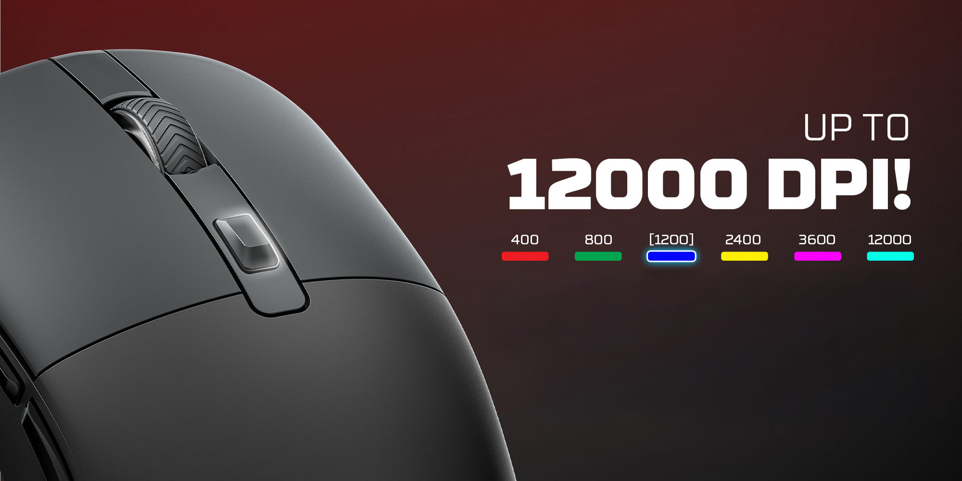 ADJUST YOUR DPI FASTER WITH JUST ONE BUTTON!