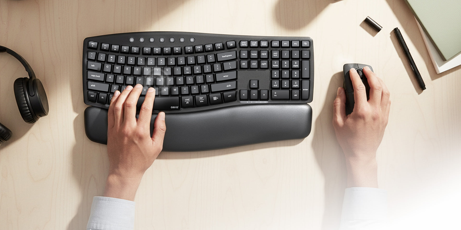 WHISPER-QUIET TYPE & CLICK