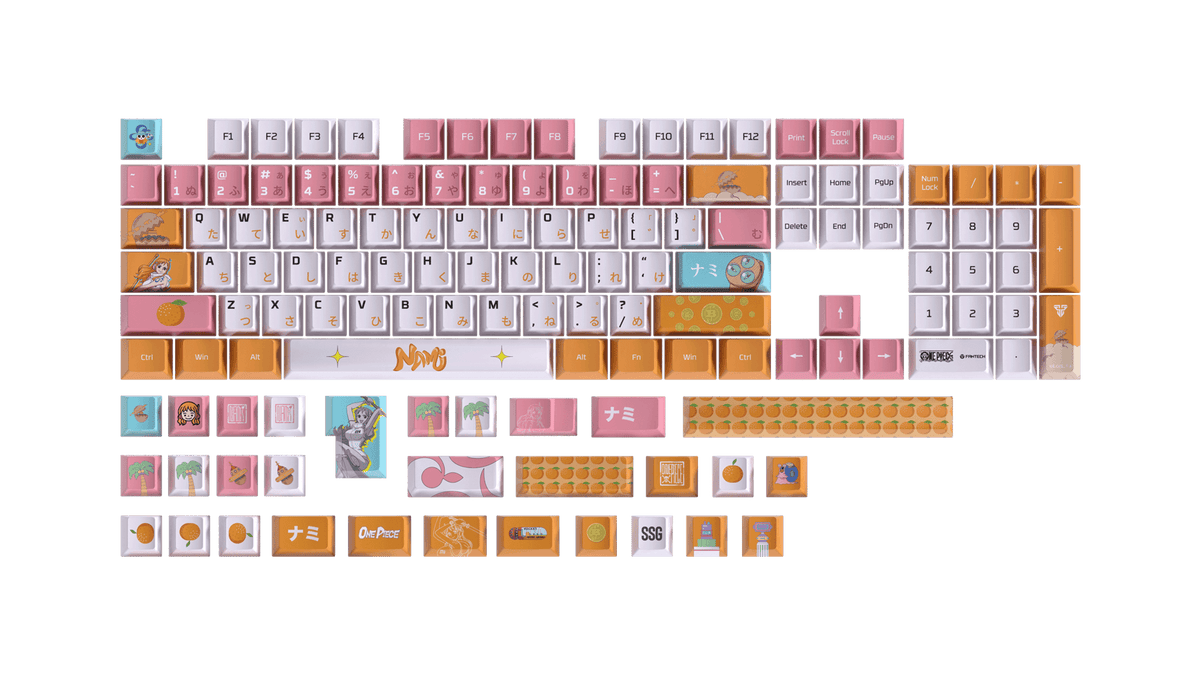 KEYCAPS SET ACK03  - ONE PIECE EGGHEAD EDITION