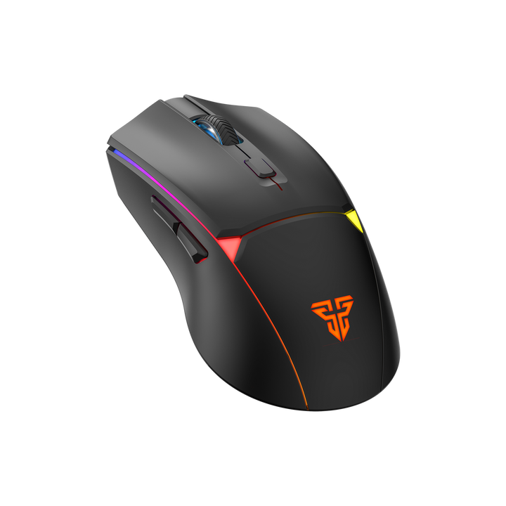 FANTECH CRYPTO II WG7V2RD Gaming Mouse Wireless RGB Rechargeable + Docking - Black