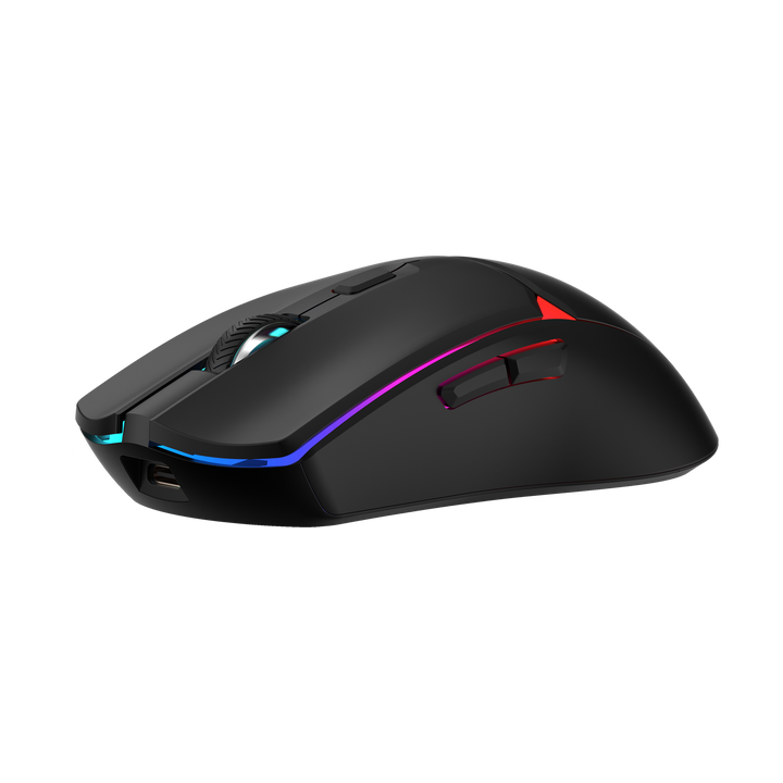 FANTECH CRYPTO II WG7V2RD Gaming Mouse Wireless RGB Rechargeable + Docking - Black